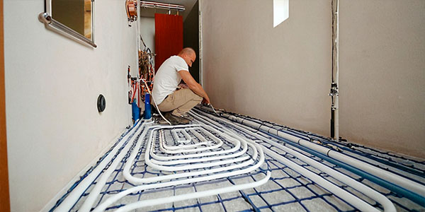 монтаж тёплого пола