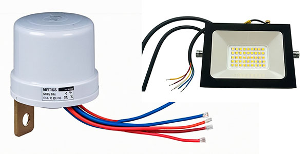 фотореле и прожектор