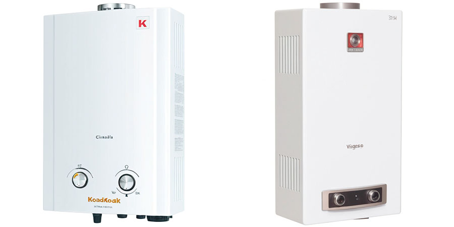 Газовые колонки белые