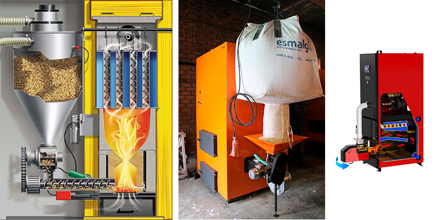 Принцип работы пеллетного котла