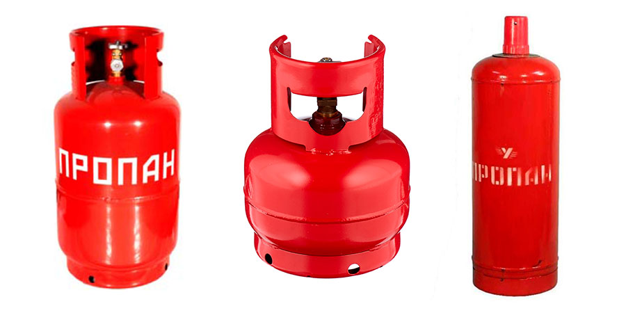 Стальные баллоны для газа