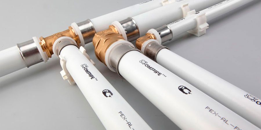 Пресс фитинг на металлопластиковой трубе