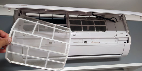 снятие фильтра с испарителя кондиционера