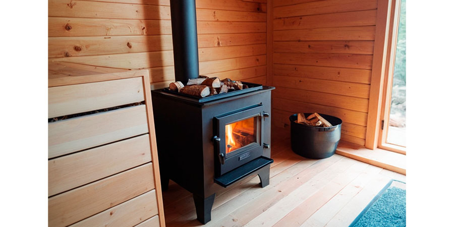 Банная печь в бане