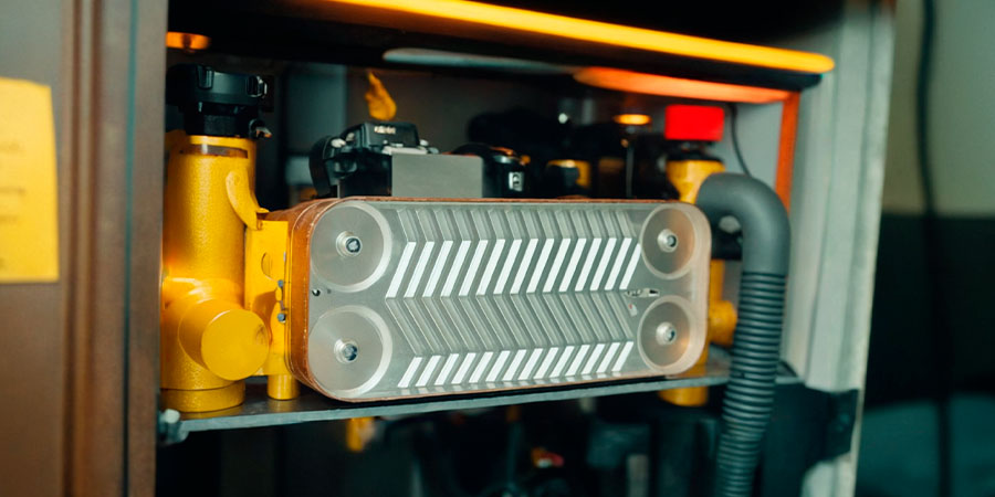 Теплообменник настенного газового котла