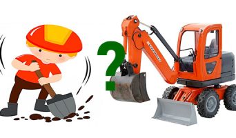 Как оптимизировать земляные работы: аренда экскаватора или рабочие руки?