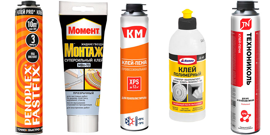 Клеевые составы для пеноплекса