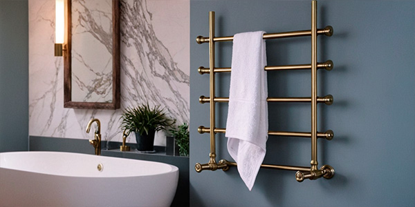 полотенцесушитель в ванной
