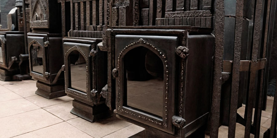 Печи для бани с открытой каменкой