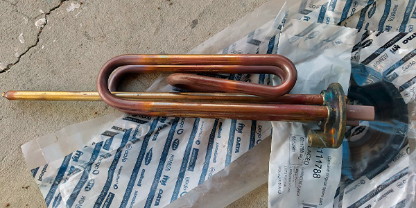 мокрый тэн для водонагревателя