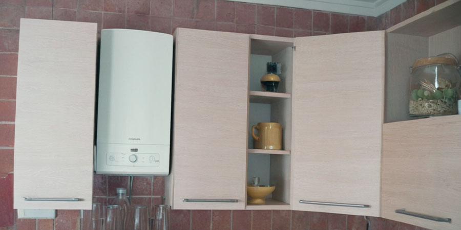 Газовая колонка на кухне