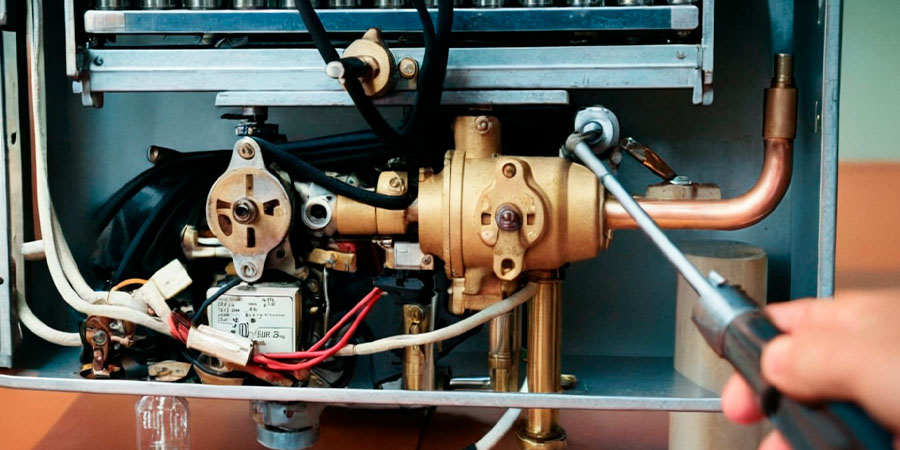 Внутреннее устройство газовой колонки