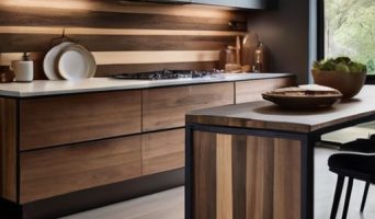 Деревянный фартук на кухне: стиль, преимущества и уход за натуральной эстетикой