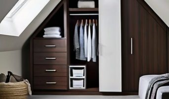 Идеальный встроенный шкаф-купе для мансарды: от планирования до установки