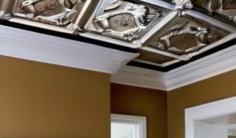 Виниловые обои на потолке: стильное решение с долговечностью и простотой ухода