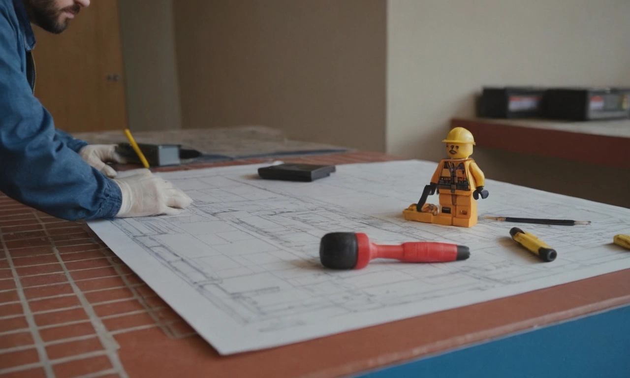 инженер работает за столом