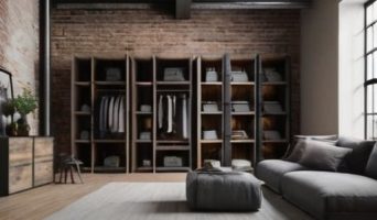 Встроенные шкафы в стиле лофт: Как создать гармонию между стилем и функциональностью