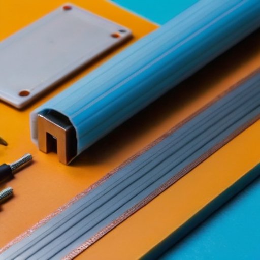 Простой DIY антенна для телевизора на рабочем столе с медной проволокой, деревянной доской и инструментами.