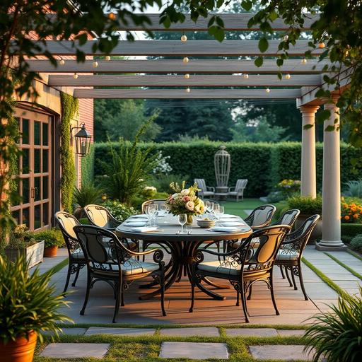 Обеденная зона на свежем воздухе: идеи и советы по организации