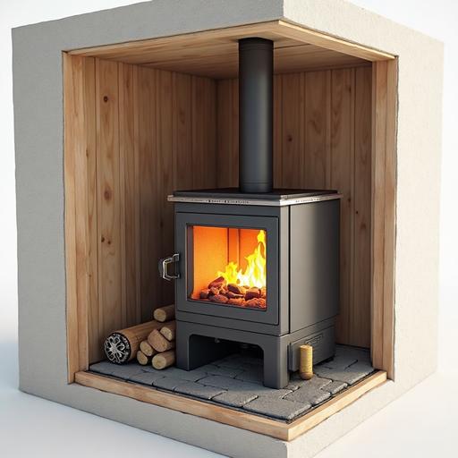 Печь с выносной топкой: преимущества и особенности монтажа