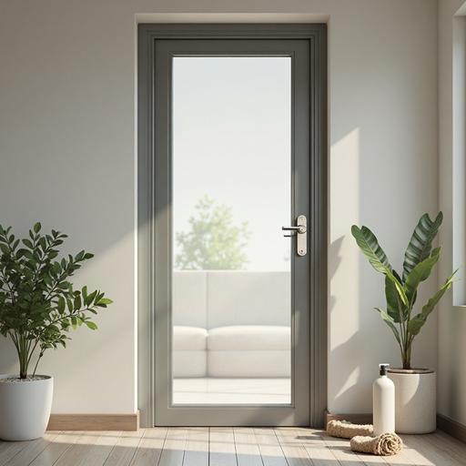 Как ухаживать за стеклянными дверями в квартире